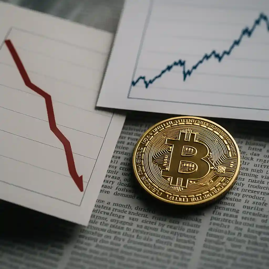 Bitcoin moves in tandem with Nasdaq downturns but lags behind during major technology sector rallies.