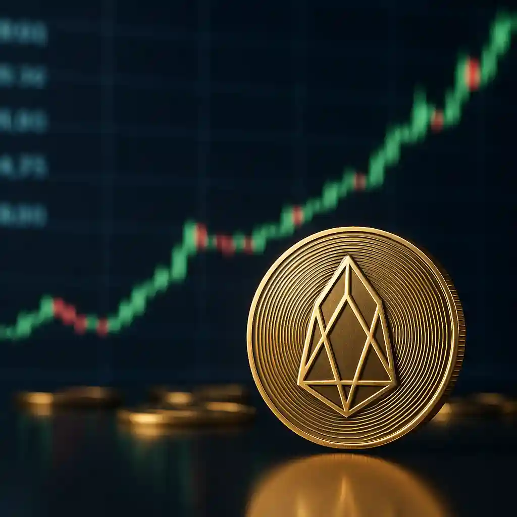 EOS experiences a sharp 20% price jump, outperforming major cryptocurrencies in a dynamic market rally.