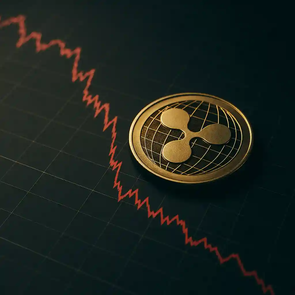 XRP plunges below critical support, triggering bearish sentiment and market turbulence.