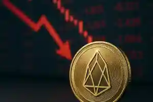 EOS price falls over 14% in bearish trading, underperforming broader crypto market declines.