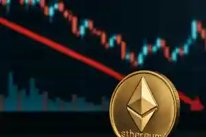 Ethereum faces mounting pressure at crucial support, with price decline raising concerns among investors.