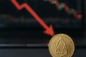EOS experiences a notable 10% price dip as global cryptocurrency markets face intense selling pressure.
